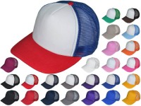 Wholesale Blank Cotton Foam Trucker Hats - BK Caps Foam Front Mid