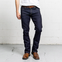 【Anyone more】Lare washing denim bootcut pants Wrangler-Womens-Mid-Rise-
