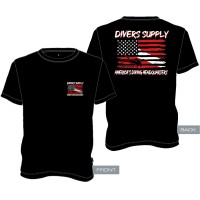 Divers Supply Live to Dive Tee-Shirt Bk