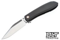 Jack Wolf Scuffle - Micro Milled Titanium - Belt Satin S90V Blade