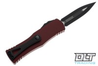 Microtech 702-1MR Hera D/E - Merlot Red Handle - Black Blade - DLT