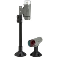 Attwood PaddleSport Kit de feux de navigation portables – Vis ou tampon adhésif – Gris