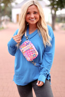 Crossbody Purse - Happy Checker (Multi Colored) – Jadelynn