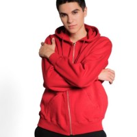 パーカー・フーディ STONE  Brushed Cotton Fleece Full-Zipper Hood 4BKS142 49666312-9675-4829-9684-