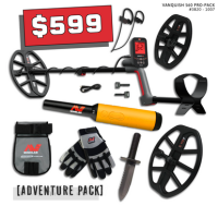 Minelab Vanquish 560 Metal Detector Pro Pack -Bundle #2