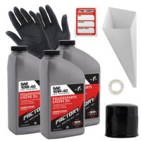 Factory Racing Parts SAE 10W-40 3 Quart Oil Change Kit For