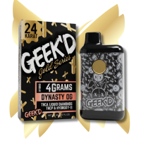 Geek'd Extracts - 24K Gold Series - Dynasty OG - 4g THCA