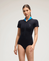 レッグウェア suzzu197664 Wanda Yulex Reversible Suit - Black/Blue - Seea