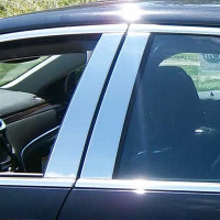 Made In USA Stainless Steel Pillar Post Trim For 2014-2015 Acura RLX - 6PC Chrome Trim Set - View #11